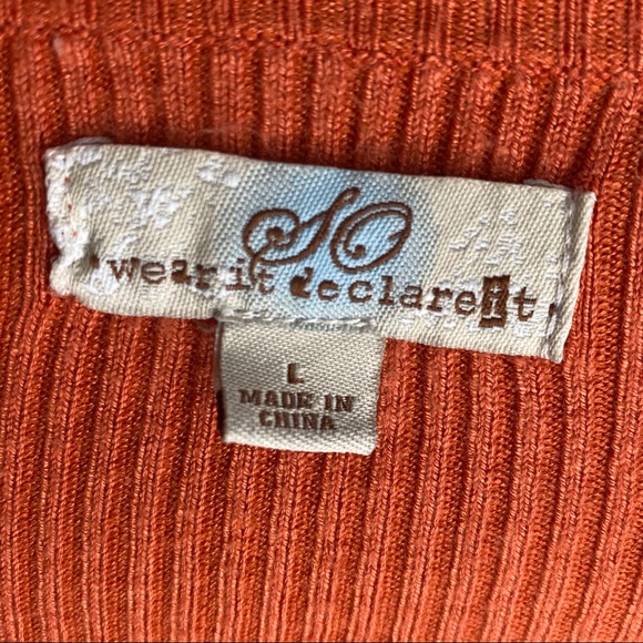 So Wear It Declare It | Orange Long Sleeve Top - Picture 6 of 8
